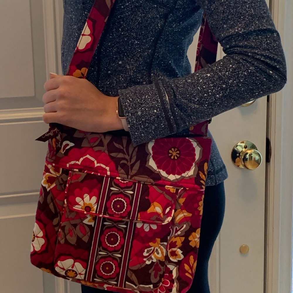 Vera Bradley cross-body tote